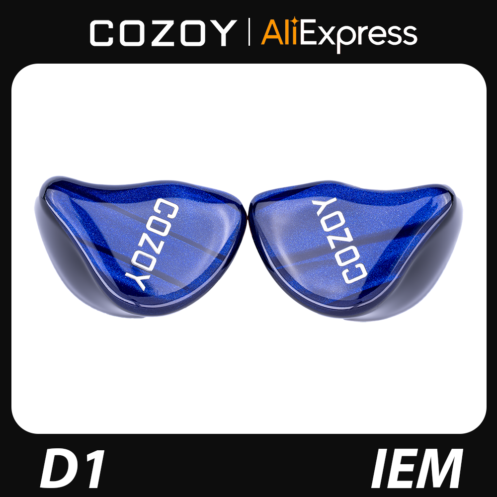 Planar Magnetic Iem Earphones - COZOY D1 IEM HIFI 10mm Graphene