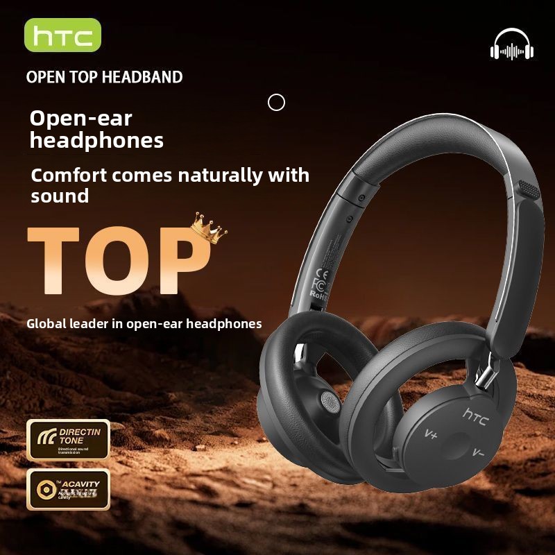 HTC‑HP06 Open‑ear Headphones W - Anc Wireless Over Ear Headphones recension och pris