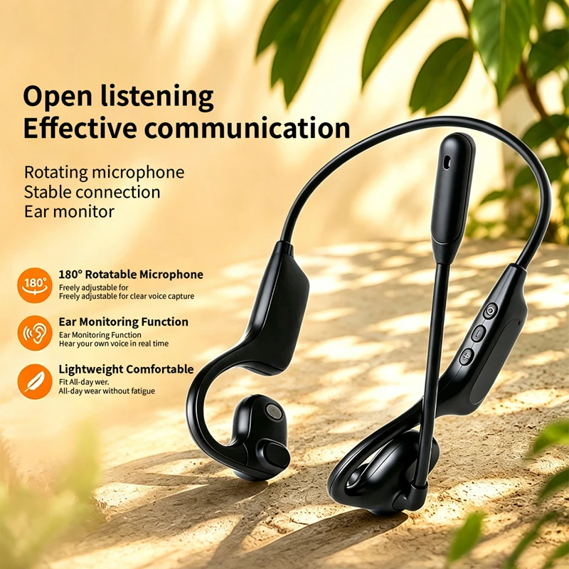 Open Ear Wireless Headset Rota - Type C Wired Earphones With Mic recension och pris