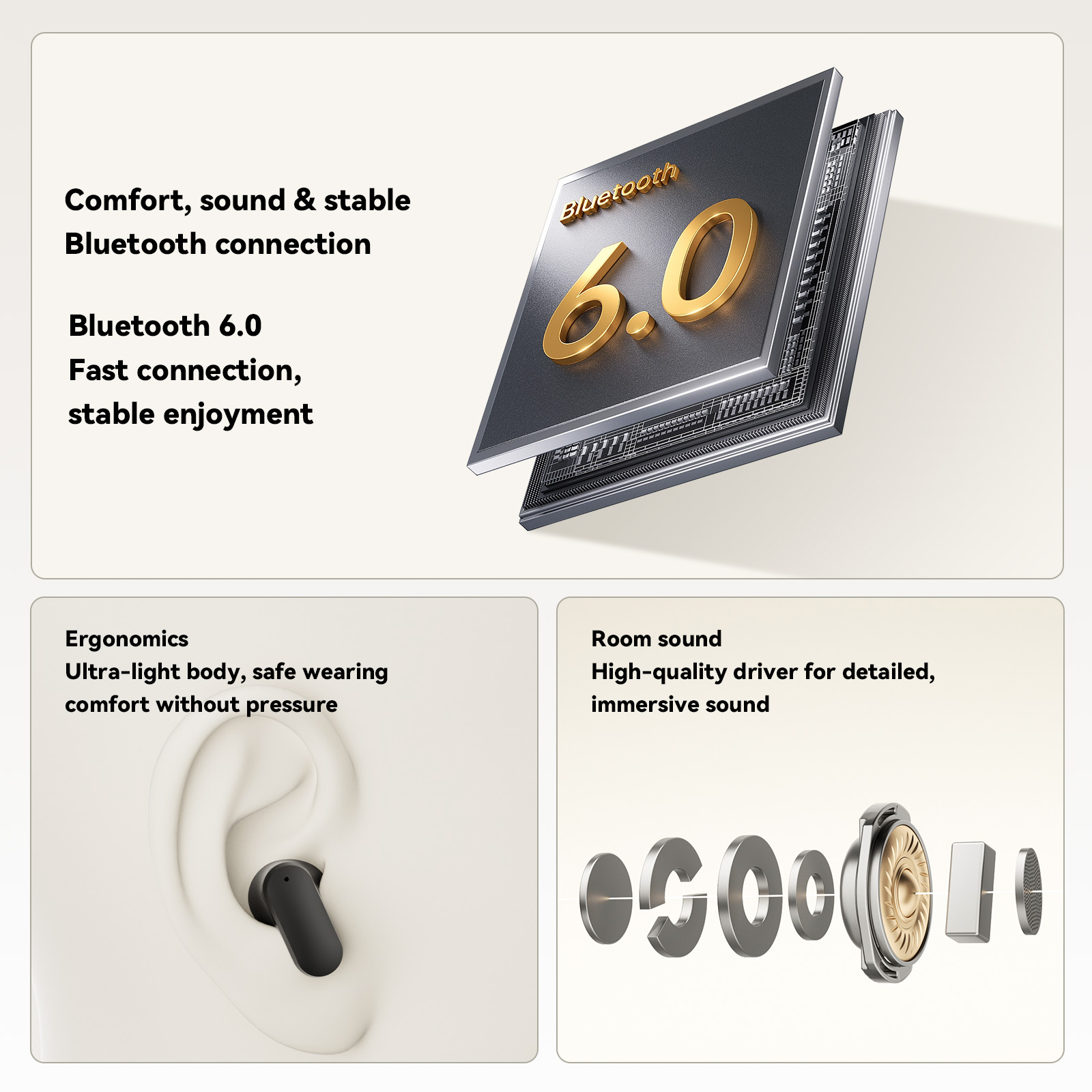 ZNP N04 Wireless Bluetooth Ear - Headphones recension och pris